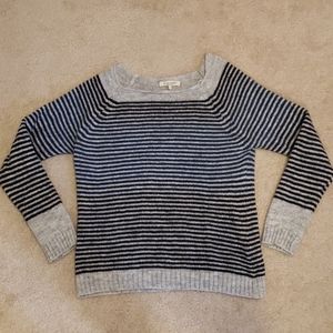 Ombre wool striped sweater.